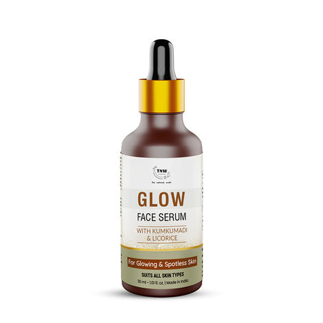 Buy TNW – The Natural Wash Glow Face Serum for glowing & spotless skin | With Kumkumadi & Licorice | Paraben-Free-Purplle
