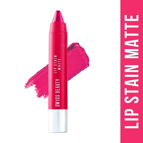Buy Swiss Beauty Lip Stain Matte Lipstick - Lush-Pink (3.4 g) - Purplle