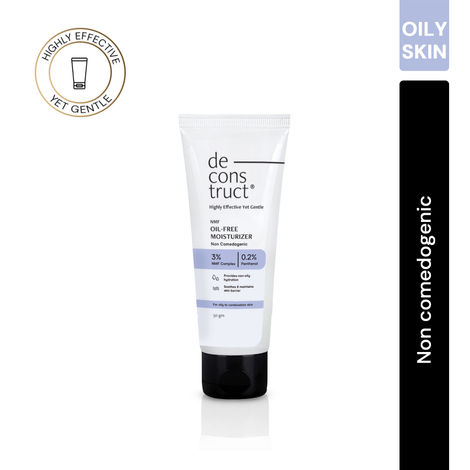 Buy Deconstruct Oil-Free Moisturizer For Oily Skin - 3% NMF Complex + 0.2% Panthenol (50 gm)-Purplle