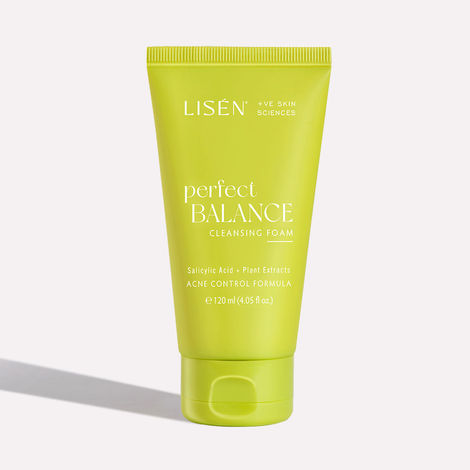 Buy LISEN Perfect Balance Cleansing Foam, 120 ML | Formulated with Salicylic Acid + Plant Extract for Acne, Blackheads & Whiteheads (Women & Men)-Purplle