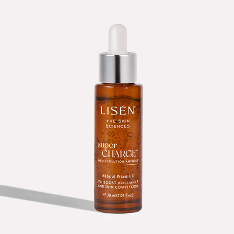 Buy LISEN Supercharge ++ Muti-Solution Ampoule, 30 ML | Fomulated with Natural Vitamin C to Boost Brilliance and Skin Complexion (Women & Men)-Purplle