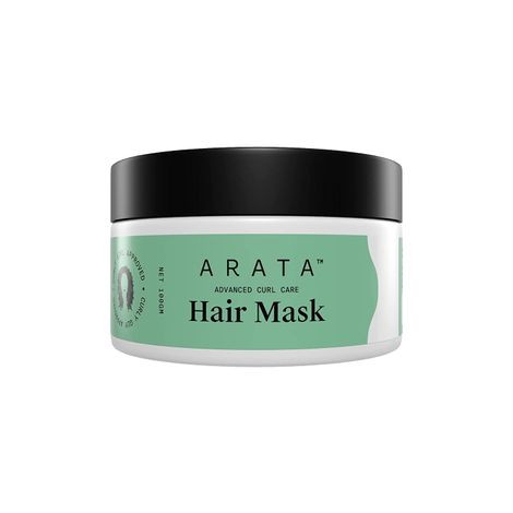Buy Arata Advanced Curl Care Hair Mask (100 GM) For Intensive Moisture & Strength Control | Plant-Based Deep Conditioning | Hyaluronic Acid, Shea Butter, Wheat Protein & Natural Oils | CG Approved-Purplle