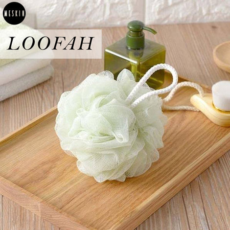 Buy Meskin Round Loofah for Bathing, Soft Loofah For Shower Bath in Multi Color for Daily Use (Assorted Colors)-Purplle