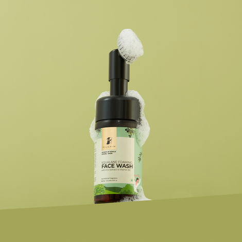 Buy Pilgrim Squalane Foaming Face Wash with Kiwi & Vitamin B5 - 120 ml-Purplle