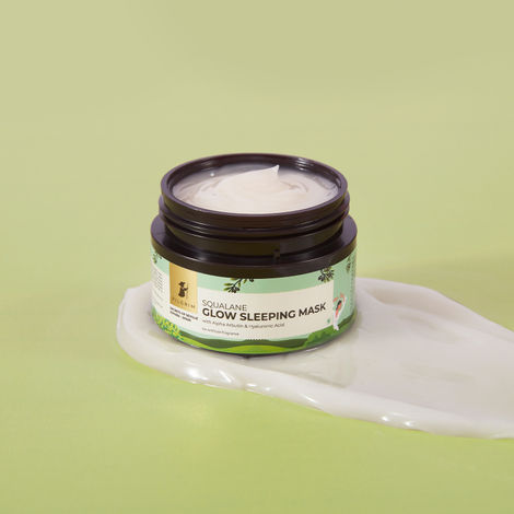 Buy Pilgrim Squalane Glow Sleeping Mask with Alpha Arbutin & Hyaluronic acid 50 gm-Purplle