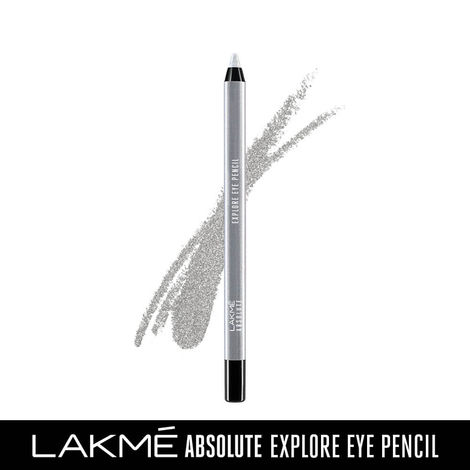 Buy Lakme Absolute Explore Eye Pencil, Alluring Silver, 1.2g-Purplle