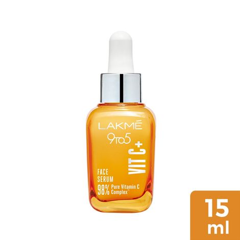 Buy Lakme 9To5 Vitamin C+ Facial Serum With 98% Pure Vitamin C Complex For Healthy Glowing Skin-Purplle