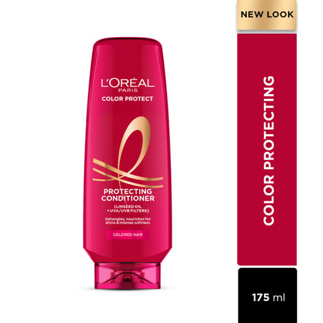 Buy L'Oreal Paris Conditioner, Vibrant and Revived Colour Protects from UVA & UVB, For Colour-treated Hair, Colour Protect, 180 ml-Purplle