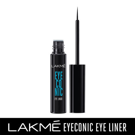 Buy Lakme Eyeconic Liquid Eyeliner, intense Black (4.5 ml)-Purplle