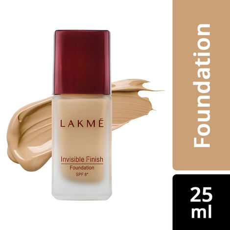 Buy Lakme Invisible Finish SPF 8 Foundation - Shade 04 (25 ml)-Purplle