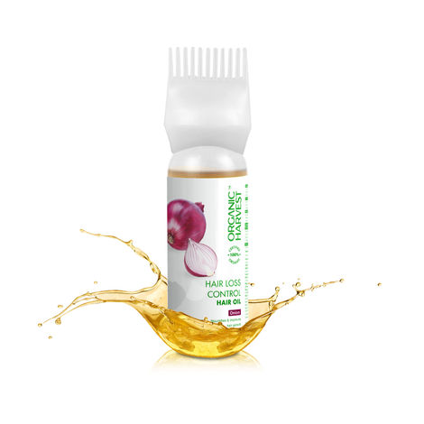 Buy Organic Harvest Hair Loss Control Hair Oil: Onion | Hair Oil For Hair Fall & Regrowth | Red Onion Oil For Hair Growth | 100% American Certified Organic | Sulphate and Paraben-free | 150 ml-Purplle