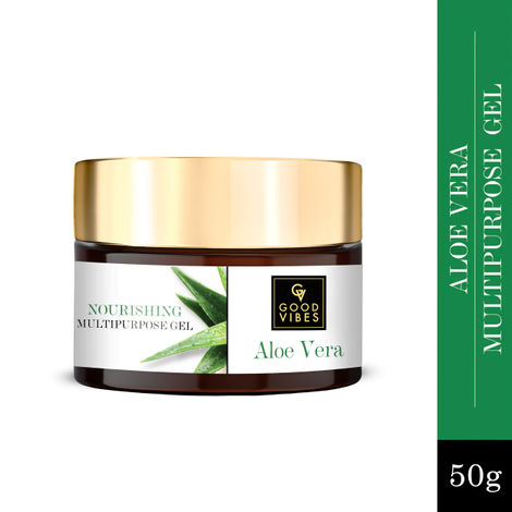 Buy Good Vibes Nourishing Multipurpose Gel - Aloe Vera (50 g)-Purplle