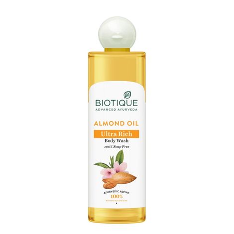 Buy Biotique Almond Oil Ultra Rich Body Wash (200 ml)-Purplle