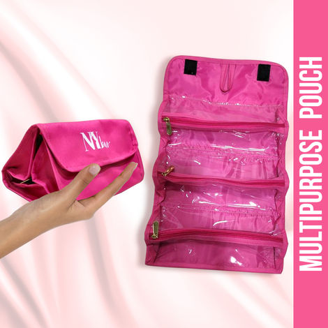 Buy NY Bae Multipurpose Makeup Pouch - Rose-Purplle