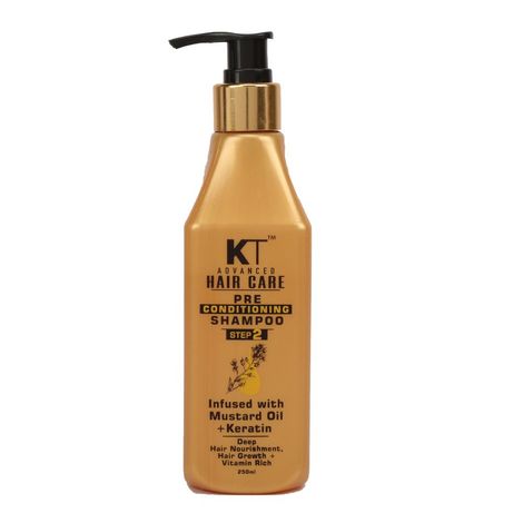 Buy KT Professional Advance Hair Care Pre Conditioning Mustard Infused Keratin Shampoo- 250 ML-Purplle