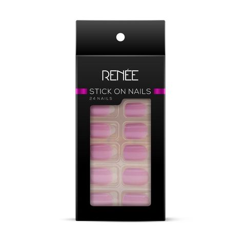 Buy RENEE Stick On Nails BN 03-Purplle
