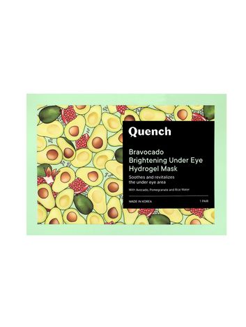 Buy Quench Botanics Bravocado Brightening Under Eye Hydrogel Mask | Korean Skin care, 1Pcs-Purplle