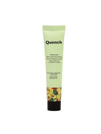 Buy Quench Botanics Bravocado Ultra Light Nourishing Face and Body cream (mini) | Korean Skin care (25 ml)-Purplle