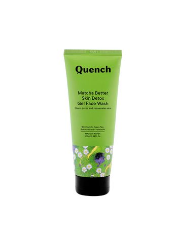 Buy Quench Botanics Matcha Better Skin Detox Gel Face Wash | Korean Skin care (100 ml)-Purplle