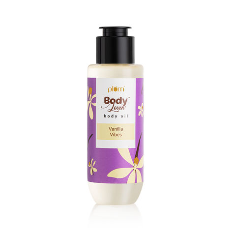 Buy Plum BodyLovina€™ Vanilla Vibes Body Oil (100 ml) | Normal to Dry Skin | Deep Moisturization | Instant Glow-Purplle