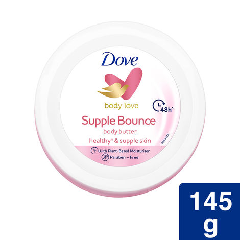 Buy Dove Body Love Supple Bounce Body Butter Paraben Free, 145 gm-Purplle