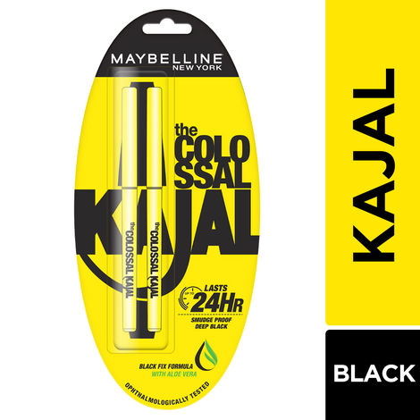 Buy Maybelline New York The Colossal Kajal Pack of 2, 0.35g*2 -Purplle