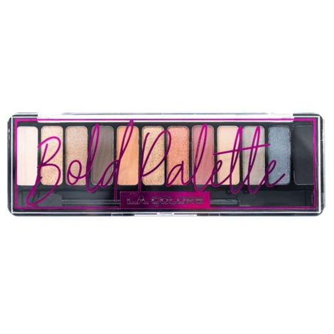 Buy L.A. Colors 12 color enchanting eyeshadow palette stocking suffer - Bold-Purplle