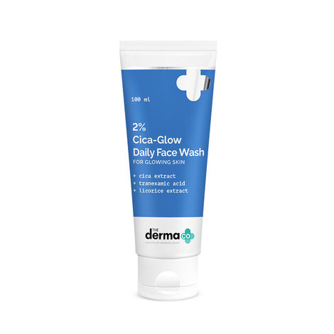 Buy The Derma Co.2% Cica-Glow Daily Face Wash with Tranexamic Acid & Licorice Extract for Glowing Skin (100 ml)-Purplle