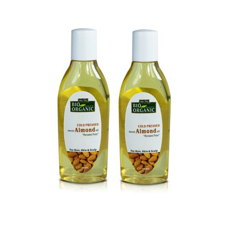 Buy Indus Valley Roghen Badam Sweet Almond Oil for Face Moisturizing, Hair, Skin & Body Care- Pack of 2-Purplle