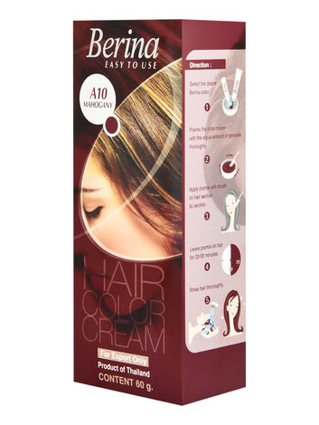 Buy Berina A10 Mahogany Hair Color Cream 60gm-Purplle