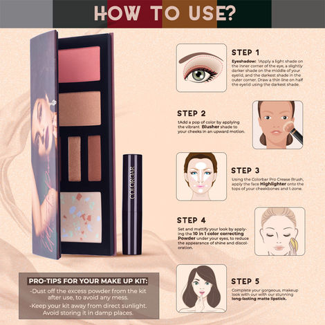 Colorbar Be Who You Want To Be Makeup Kit - The Ultimate Diva-005