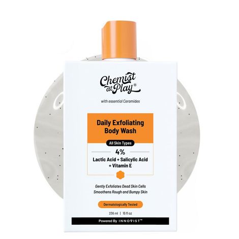 Buy Chemist at Play Exfoliating Body Wash | Salicylic Acid, Vitamin E & Lactic Acid | Softens Skin (236 ml)-Purplle
