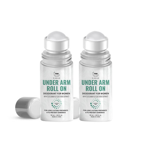 Buy SET OF 2- UNDER ARM ROLL ON 50 ml (WOMEN)-Purplle