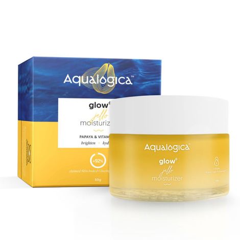 Buy Aqualogica Glow+ Jello Moisturizer with Papaya & Vitamin C 50g-Purplle