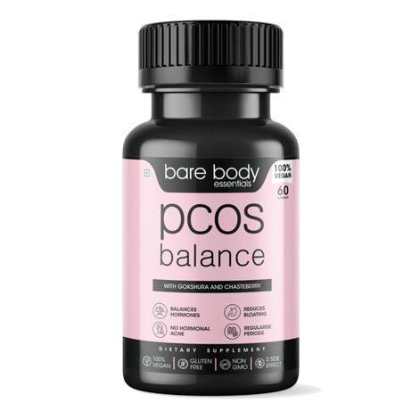 Buy Bare Body Essentials PCOS Balance - 60Capsules-Purplle