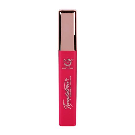 Buy Matt look Lip Makeup Temptation Liquid Matte Lipstick, Blood Red (5ml)-Purplle
