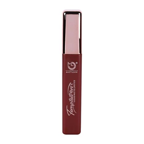 Buy Matt look Lip Makeup Temptation Liquid Matte Lipstick, Wine (5ml)-Purplle