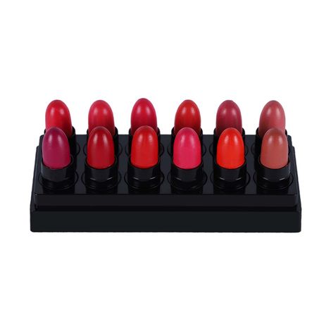 Buy Matt look Colour Madness travel Pack Lipstick , 12pcs Pack, Multicolour-A (13.2g)-Purplle