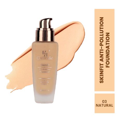 Buy Half N Half Skinfit Anti-Pollution, Deep Hydration and Oil Foundation, Natural (40ml)-Purplle