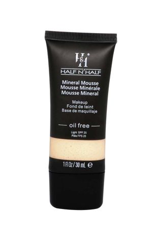 Buy Half N Half Mineral Mousse Oil Free Foundation Light SPF-20, Fair (30ml)-Purplle