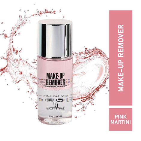 Buy Half N Half Make-up Remover for Waterproof Make-up, Pink Martini (95ml)-Purplle