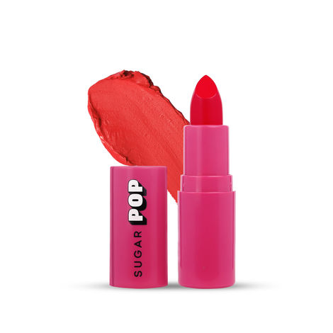 Buy SUGAR POP Matte Lipstick - 02 Candy - 4.2 gms | Non-Drying | Lightweight | Satin matte finish | Paraben-free-Purplle