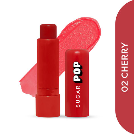 Buy SUGAR POP Nourishing Lip Balm 02 Cherry - 4.5 gm | Hydrating | Moisturizing | SPF Protection | Intense Care-Purplle