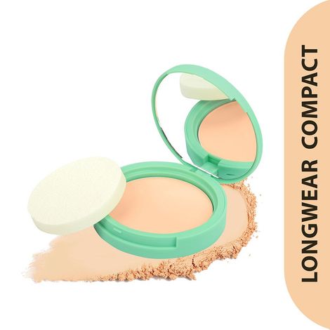 Buy SUGAR POP Longwear Compact - 02 Beige - SUGAR POP Longwear Compact Infused with & Castor Oil, UV Protection, Pore Minimising, Shine-Free, Long Lasting Finish, Ultra Lightweight on Skin l Face Compact for Women l 9 gm-Purplle