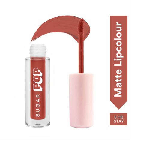 Buy SUGAR POP Matte Lipcolour - 10 Rosewood (Nude) a€“ 1.6 ml -Nude Lipstick for Women l  Smudge Proof-Purplle