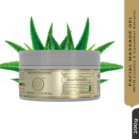 Buy Khadi Natural Aloevera Gel (Transparent) (200 gm)-Purplle