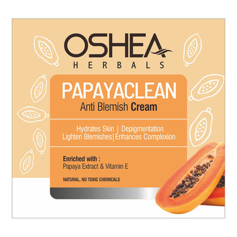 Buy OSHEA HERBALS Papayaclean Anti Blemish Cream 50 gm-Purplle