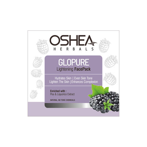 Buy OSHEA HERBALS Glopure Lightening Facepack 100 gm-Purplle
