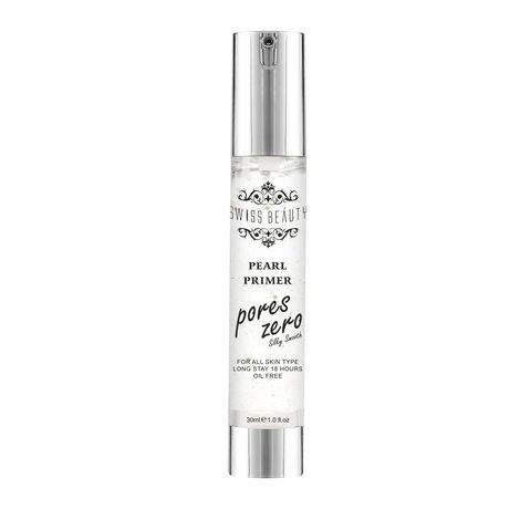 Buy Swiss Beauty Pearl Primer  Pores Zero Silky Smooth  (30 ml)-Purplle