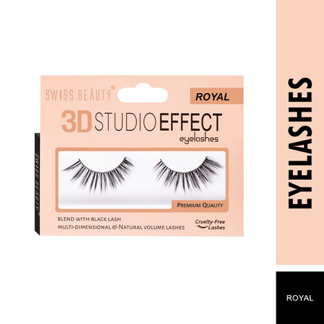 Buy Swiss Beauty 3D Studio Effect Eyelashes - Royal-Purplle